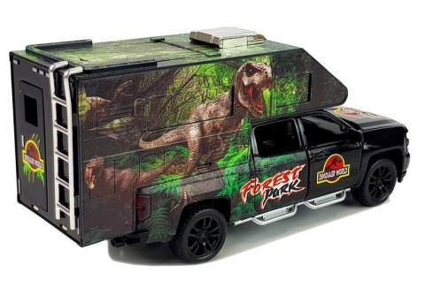 LEAN Toys Camper z Dinozaurami 1:32 Czarny LEAN Toys Camper z Dinozaurami 1:32 Czarny