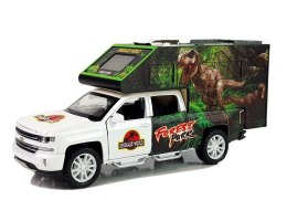 LEAN Toys Camper z Dinozaurami Biały