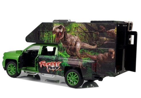 LEAN Toys Camper z Dinozaurami Zielony LEAN Toys Camper z Dinozaurami Zielony