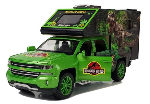 LEAN Toys Camper z Dinozaurami Zielony LEAN Toys Camper z Dinozaurami Zielony