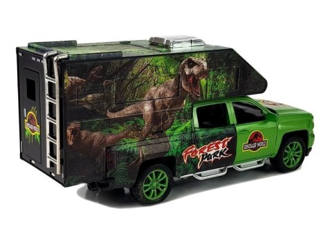 LEAN Toys Camper z Dinozaurami Zielony LEAN Toys Camper z Dinozaurami Zielony