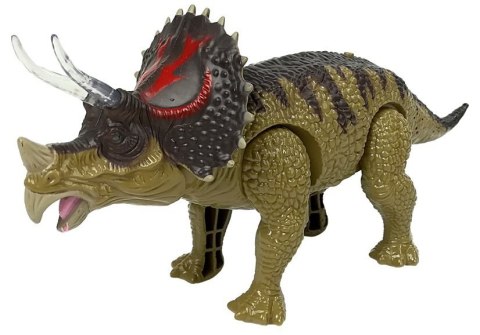 LEAN Toys Dinozaur Triceratops Zielony Na Baterie LEAN Toys Dinozaur Triceratops Zielony Na Baterie