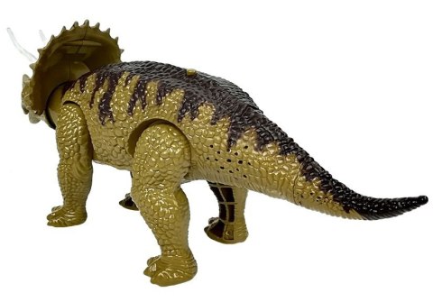 LEAN Toys Dinozaur Triceratops Zielony Na Baterie LEAN Toys Dinozaur Triceratops Zielony Na Baterie