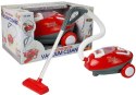 LEAN Toys Duży Odkurzacz na Baterie z Dźwiękiem Rączka Czerwono-Biały