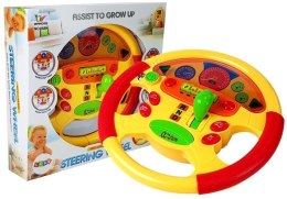 LEAN Toys Kierownica Edukacyjna dla Niemowlaka Efekty Dźwiękowe i Świetlne