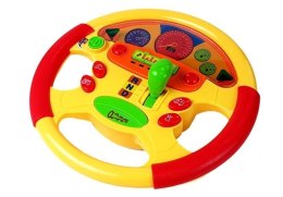 LEAN Toys Kierownica Edukacyjna dla Niemowlaka Efekty Dźwiękowe i Świetlne