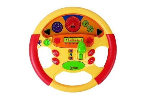 LEAN Toys Kierownica Edukacyjna dla Niemowlaka Efekty Dźwiękowe i Świetlne LEAN Toys Kierownica Edukacyjna dla Niemowlaka Efekty Dźwiękowe i Świetlne