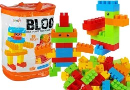 LEAN Toys Klocki Konstrukcyjne w worku 86 elementów