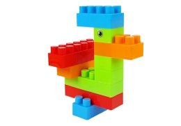 LEAN Toys Klocki Konstrukcyjne w worku 86 elementów