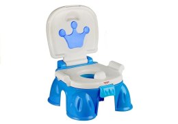 LEAN Toys Nocnik Niebieski z Koroną Dla Malucha