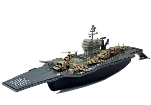 LEAN Toys Ogromny Lotniskowiec Łódź Pojazdy Wojskowe Dźwięk 86 cm LEAN Toys Ogromny Lotniskowiec Łódź Pojazdy Wojskowe Dźwięk 86 cm