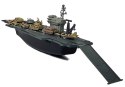LEAN Toys Ogromny Lotniskowiec Łódź Pojazdy Wojskowe Dźwięk 86 cm