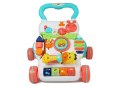 LEAN Toys Pchacz Edukacyjny dla Niemowlęcia z Interaktywnym Mikrofonem