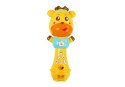 LEAN Toys Pchacz Edukacyjny dla Niemowlęcia z Interaktywnym Mikrofonem