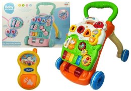 LEAN Toys Pchacz Edukacyjny dla Niemowlęcia z Pianinkiem