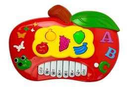 LEAN Toys Pianinko Elektroniczne Jabłko - Połącz z telefonem