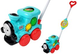 LEAN Toys Pociąg Pchacz Lokomotywa Tomek Zestaw Dźwięk