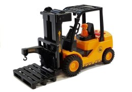 LEAN Toys Wózek Widłowy Ruchome Widły Dźwięki Światła Pomarańczowy