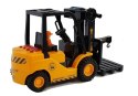 LEAN Toys Wózek Widłowy Ruchome Widły Dźwięki Światła Pomarańczowy