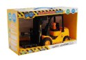 LEAN Toys Wózek Widłowy Ruchome Widły Dźwięki Światła Pomarańczowy