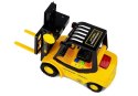 LEAN Toys Wózek Widłowy z Naciągiem 1:16 Dźwięk Światło