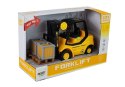 LEAN Toys Wózek Widłowy z Naciągiem 1:16 Dźwięk Światło