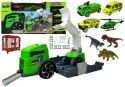 LEAN Toys Zestaw Ciężarówka z Dinozaurami Transporter