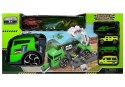LEAN Toys Zestaw Ciężarówka z Dinozaurami Transporter