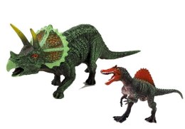 LEAN Toys Zestaw Figurek Dinozaur Spinosaurus, Triceratops