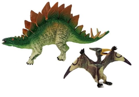 LEAN Toys Zestaw Figurek Dinozaur Stegosaurus , Pteranodon LEAN Toys Zestaw Figurek Dinozaur Stegosaurus , Pteranodon
