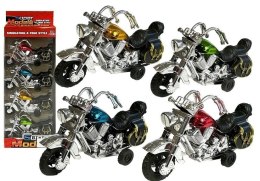LEAN Toys Zestaw Motocykli z Naciągiem 4 sztuki