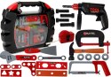 LEAN Toys Zestaw Narzędzi dla Majsterkowicza w Walizce Czarny