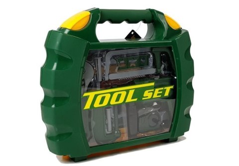LEAN Toys Zestaw Narzędzi dla Majsterkowicza w Walizce Zielony LEAN Toys Zestaw Narzędzi dla Majsterkowicza w Walizce Zielony