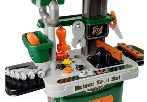 LEAN Toys Zestaw Narzędzi w Walizce Na Kółkach Warsztat Piła Śrubokręt LEAN Toys Zestaw Narzędzi w Walizce Na Kółkach Warsztat Piła Śrubokręt
