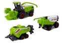 LEAN Toys Zestaw Pojazdów Rolniczych Traktory Przyczepy z Figurkami Zwierząt