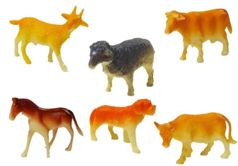 LEAN Toys Zestaw Pojazdów Rolniczych Traktory Przyczepy z Figurkami Zwierząt LEAN Toys Zestaw Pojazdów Rolniczych Traktory Przyczepy z Figurkami Zwierząt