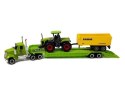 LEAN Toys Zestaw Pojazdów Rolniczych Traktory Przyczepy z Figurkami Zwierząt