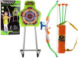 LEAN Toys Zestaw Strzelecki Łuk Tarcza Kołczan Strzały