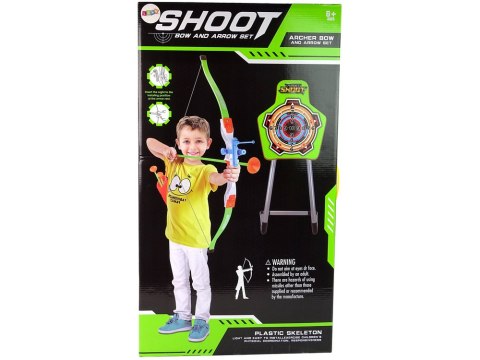 LEAN Toys Zestaw Strzelecki Łuk Tarcza Kołczan Strzały LEAN Toys Zestaw Strzelecki Łuk Tarcza Kołczan Strzały