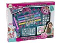 LEAN Toys Zestaw do Biżuterii Bransoletek Zawieszek Literki DIY