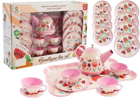 LEAN Toys Zestaw do Herbaty Filiżanki Imbryk Spodki 14 elem. LEAN Toys Zestaw do Herbaty Filiżanki Imbryk Spodki 14 elem.