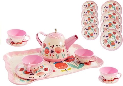 LEAN Toys Zestaw do Herbaty Filiżanki Imbryk Spodki 14 elem. LEAN Toys Zestaw do Herbaty Filiżanki Imbryk Spodki 14 elem.
