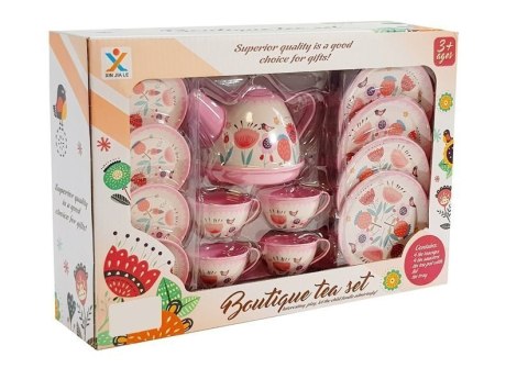 LEAN Toys Zestaw do Herbaty Filiżanki Imbryk Spodki 14 elem. LEAN Toys Zestaw do Herbaty Filiżanki Imbryk Spodki 14 elem.