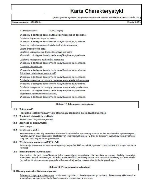 LEAN Żel do Dezynfekcji Rąk Antybakteryjny 70% 500ml LEAN Żel do Dezynfekcji Rąk Antybakteryjny 70% 500ml