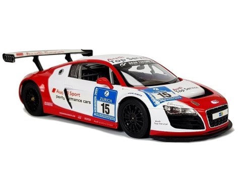 Rastar Auto R/C Audi R8 LMS Rastar 1:14 Biało-Czerwone Rastar Auto R/C Audi R8 LMS Rastar 1:14 Biało-Czerwone