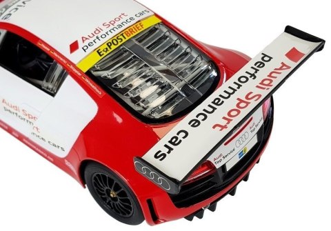 Rastar Auto R/C Audi R8 LMS Rastar 1:14 Biało-Czerwone Rastar Auto R/C Audi R8 LMS Rastar 1:14 Biało-Czerwone