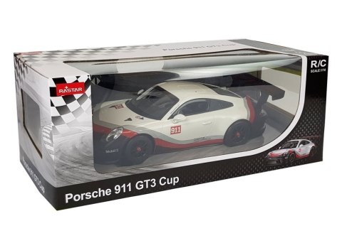 Rastar Auto R/C Porsche 911 GT3 CUP Rastar 1:14 Białe na pilota Rastar Auto R/C Porsche 911 GT3 CUP Rastar 1:14 Białe na pilota
