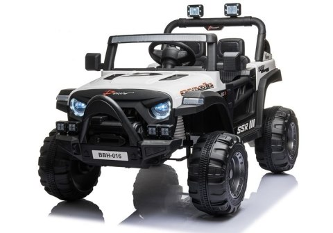 LEAN CARS Auto na Akumulator BBH-016 Biały LEAN CARS Auto na Akumulator BBH-016 Biały