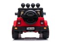 LEAN CARS Auto na Akumulator Jeep BRD-7588 Czerwony 4x4