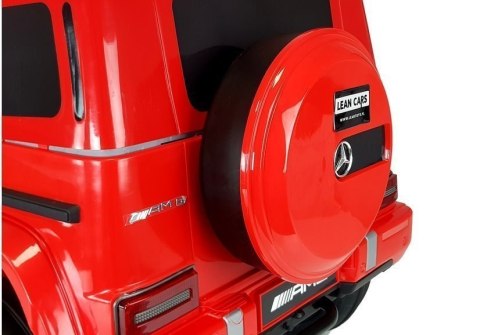 LEAN CARS Auto na Akumulator Mercedes G63 Czerwony LEAN CARS Auto na Akumulator Mercedes G63 Czerwony
